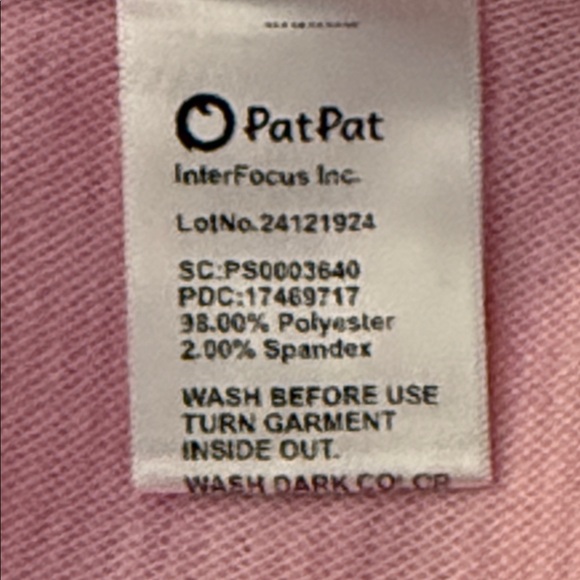 PATPAT-BARBIE || Pink Tweed Button Front Textured Dress with Bow. Sz. M - Picture 10 of 16